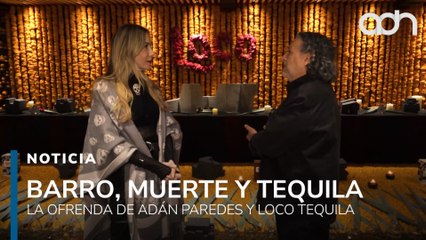 Barro, muerte y tequila. La ofrenda creada por Adán Paredes y Loco Tequila