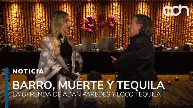 Barro, muerte y tequila. La ofrenda creada por Adán Paredes y Loco Tequila