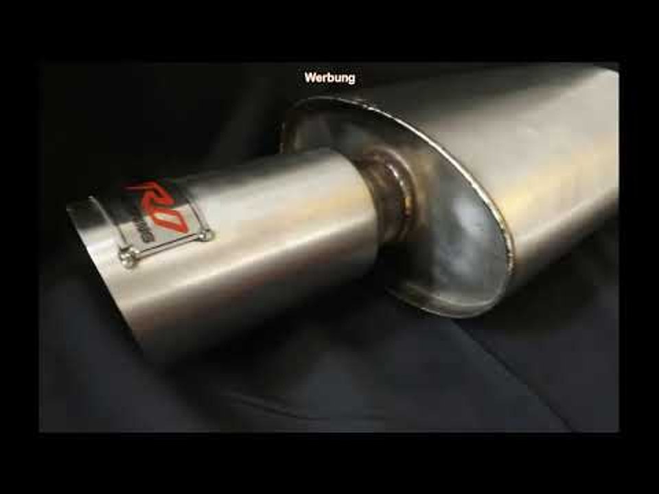 Tuning Sportauspuffanlage am Auto mit u. ohne DB Killer / Eater