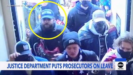 2 federal prosecutors placed on leave over comments on Jan. 6 defendants- Sources