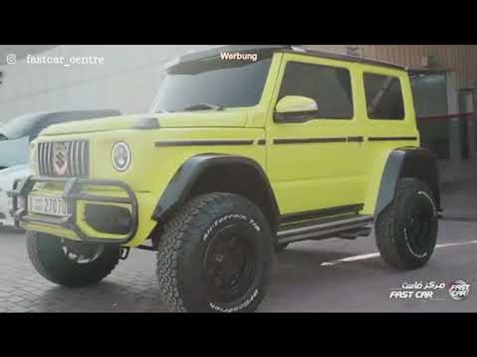Tuning Widebody Suzuki Jimny 4x4² vom Tuner FCSC! (Mercedes G Optik)