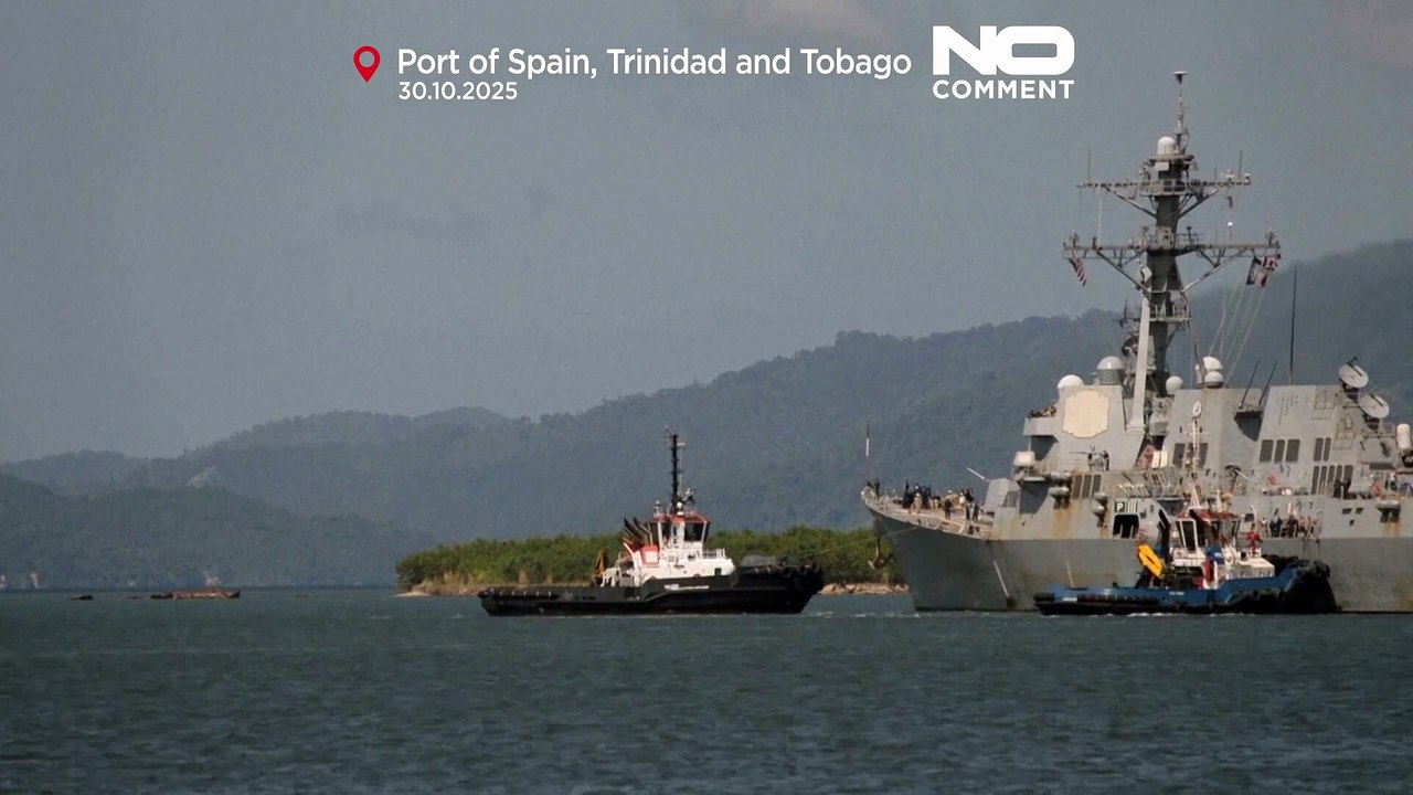 Il cacciatorpediniere USS Gravely lascia Trinidad e Tobago