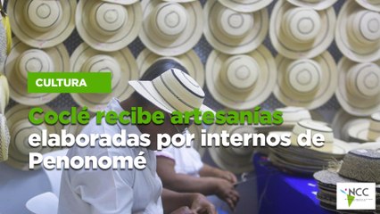 Coclé recibe artesanías elaboradas por internos de Penonomé