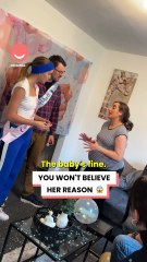 She changed her mind at the GENDER REVEAL! 😭