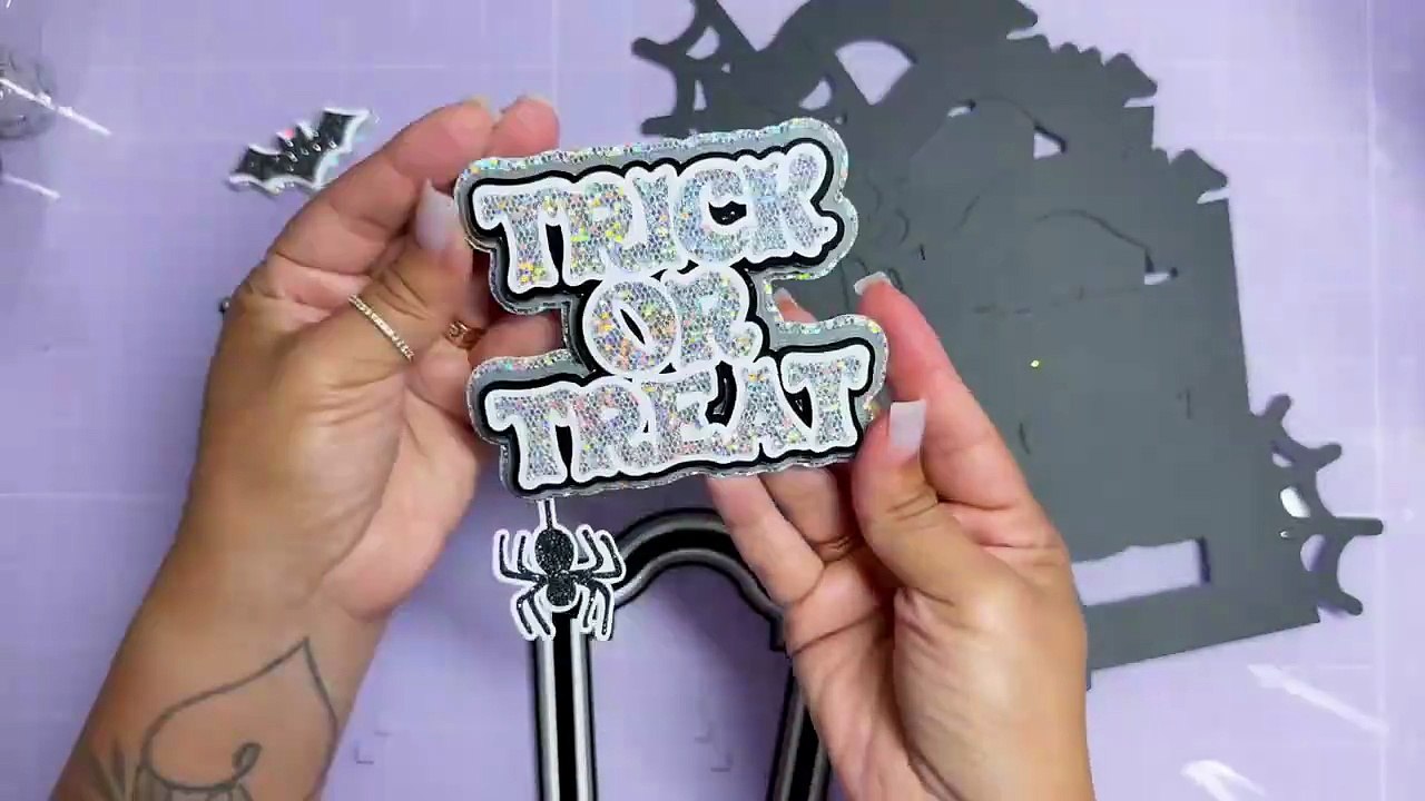 Halloween Shaker Cake Topper