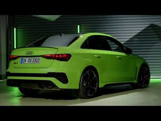 2022 Audi RS 3 Limousine in Kyalami Green inklusive RS-Family - Studioaufnahmen innen und außen!