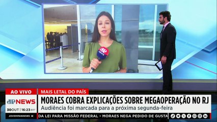 CRISE NO RJ? Moraes cobra explicações de Cláudio Castro sobre megaoperação