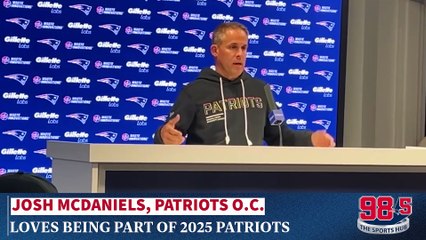 Josh McDaniels loves 2025 Patriots