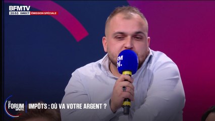 FORUM BFMTV - "Je leur ai dit que c'était toujours en réflexion", Samuel, artisan dans le BTP raconte ses échanges avec les impôts