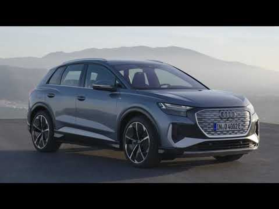 2021 Audi Q4 e-tron Geysirblau