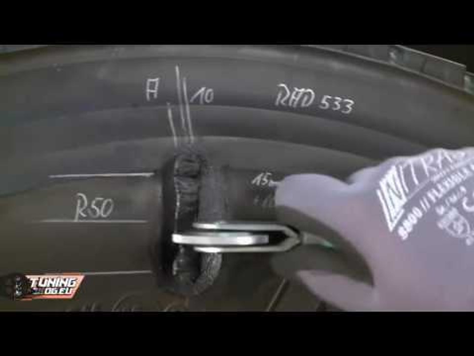 Reifen Reparatur mit REMA TIP TOP vulcanizing Material und Maschine