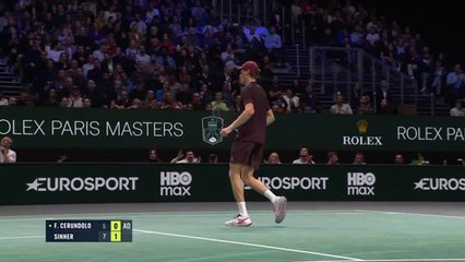 Rolex Paris Masters - Sinner rejoint les quarts