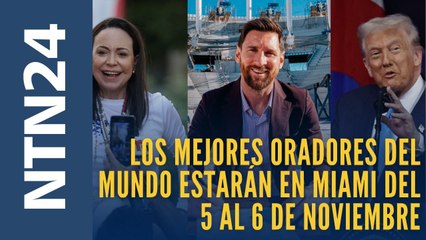 Trump, Messi y Maria Corina Machado encabezan el importante America Business Forum en Miami