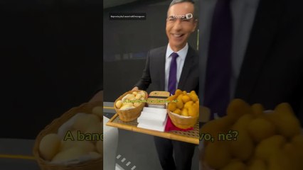 César Tralli ganha coxinhas e pão de queijo de Ana Maria Braga em despedida do ‘Jornal Hoje’
