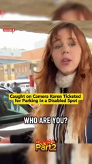 Part2  Karen Learns a Lesson After Taking a Disabled Parking Spot 🚫