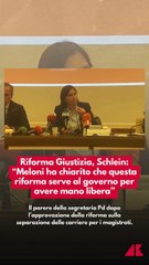 Schlein attacca Meloni: “Riforma per avere le mani libere e scavalcare la Costituzione”