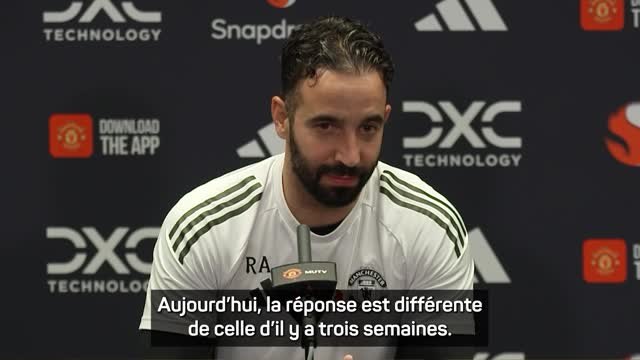 Man United - Amorim : Je veux continuer ici pendant de nombreuses années