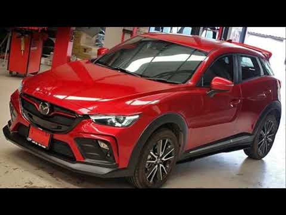 Dia Show Tuning Knight Sports Widebody Kit am Mazda CX 3 SUV