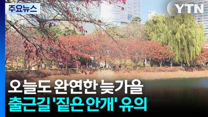 [날씨] 일교차 큰 가을, APEC 경주 낮 19℃...출근길 '짙은 안개' 유의 / YTN