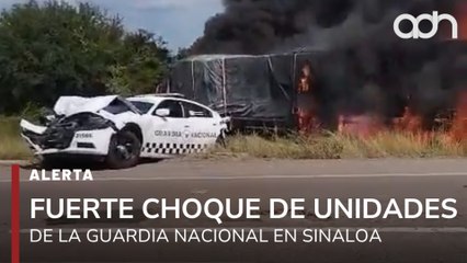 🚨¡Última Hora! Fuerte choque de la Guardia Nacional en la autopista Mazatlán-Culiacán