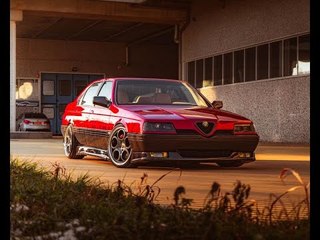 Alfa Romeo 164 QV Restomod mit Carbon-Bodykit und 2-Liter-Turbobenziner von BTS Creativity