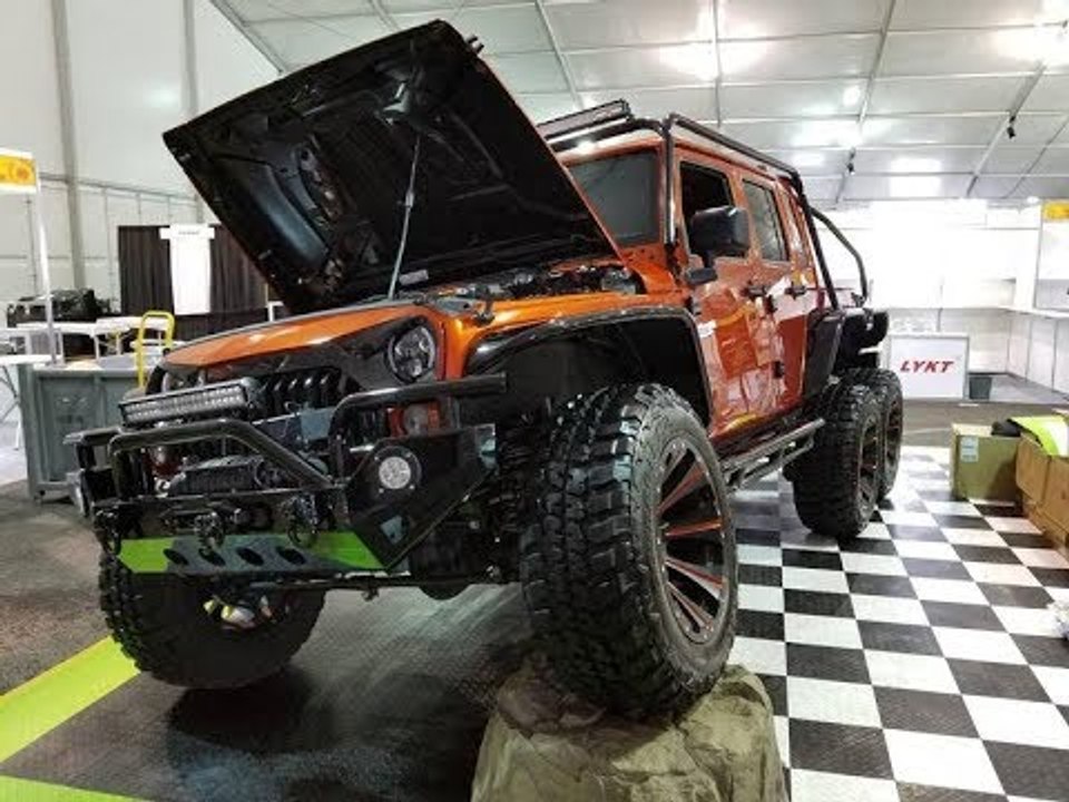 Tuning Hellcat V8 und 6x6 Antrieb im Jeep Wrangler Pickup