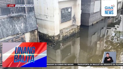 Mahigit 2,000 puntod sa San Jose Public Cemetery, lubog sa baha | Unang Balita