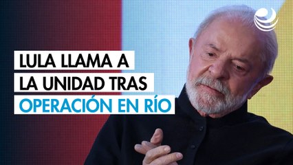 Lula llama a la unidad para frenar al crimen organizado tras operación en Río con más de 120 muertos