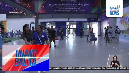 Mga biyahe sa Batangas Port, tuloy-tuloy ngayong Undas weekend | Unang Balita