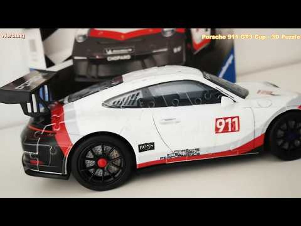 Zeitraffer - Zusammenbau 2019 Porsche 911 GT3 RS Cup Ravensburger 3D Puzzle
