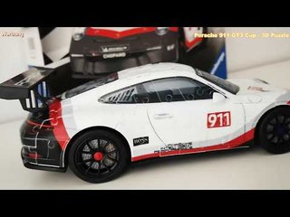 Zeitraffer - Zusammenbau 2019 Porsche 911 GT3 RS Cup Ravensburger 3D Puzzle