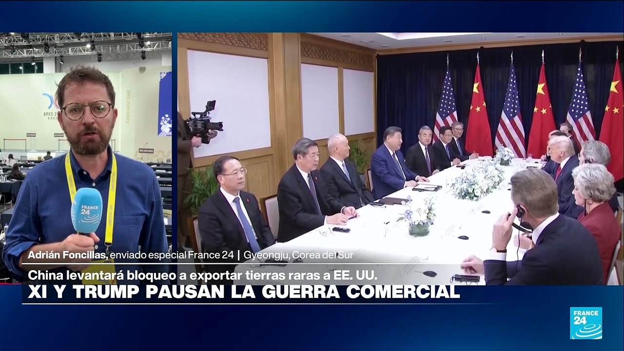 Xi y Trump pausan guerra comercial y llegan a acuerdos sobre tierras raras, fentanilo y soja