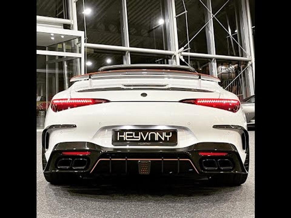 Weltpremiere: @KEYVANY 'K820HP' - erster Mercedes-AMG SL (R 232) mit Carbon-Bodykit und +800 PS!