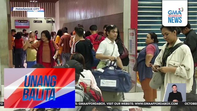 Ilang biyahero, nagpalipas na ng gabi sa PITX para maagang makabiyahe pauwi sa kani-kanilang probinsiya para sa Undas | Unang Balita