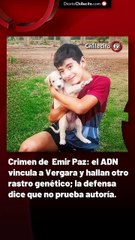 Crimen de Emir Paz: el ADN vincula a Vergara y hallan otro rastro genético; la defensa dice que no prueba autoría.