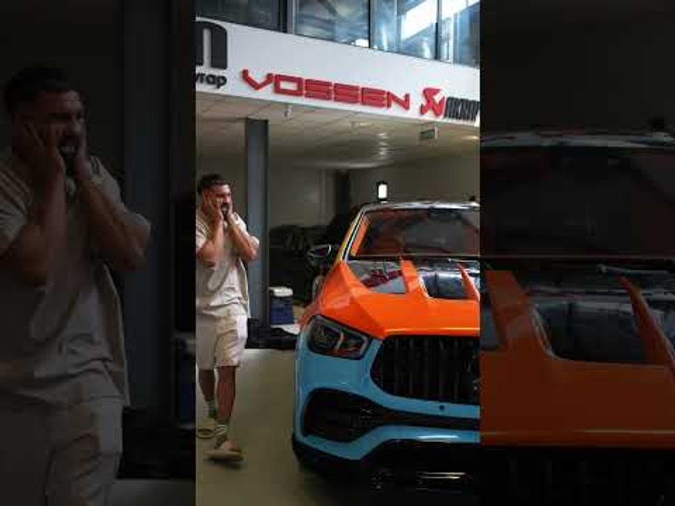 ArtCar-Style-Vollfolierung am Mercedes GLE Coupé AMG 53 mit LARTE Design Winner-Bodykit