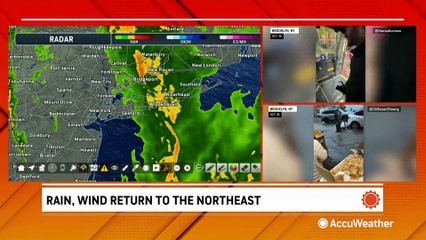 Heavy rain and wind cause major problems in New York and surrounding areas