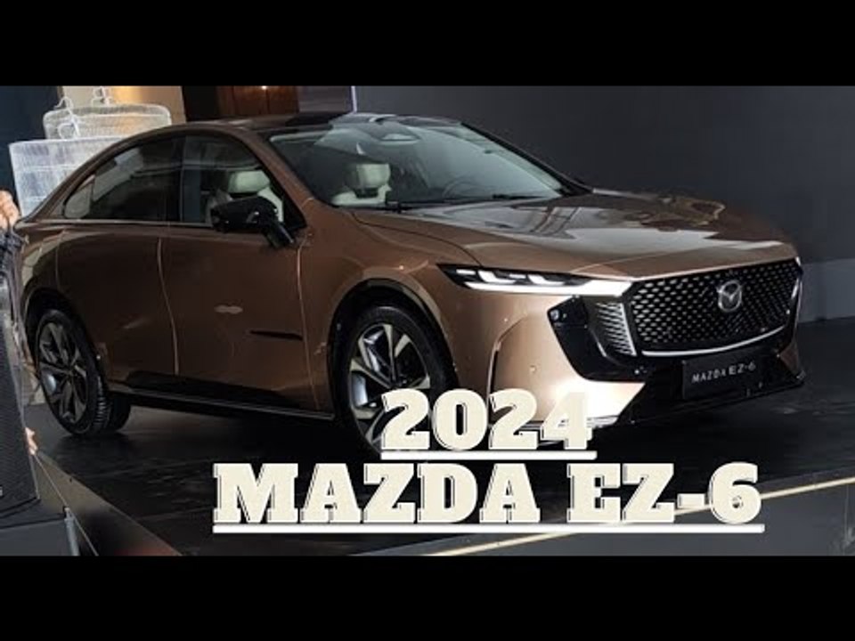 Vollelektrischer 2024 Mazda EZ-6 in Beijing vorgestellt | alle Infos & Details + Walkaround