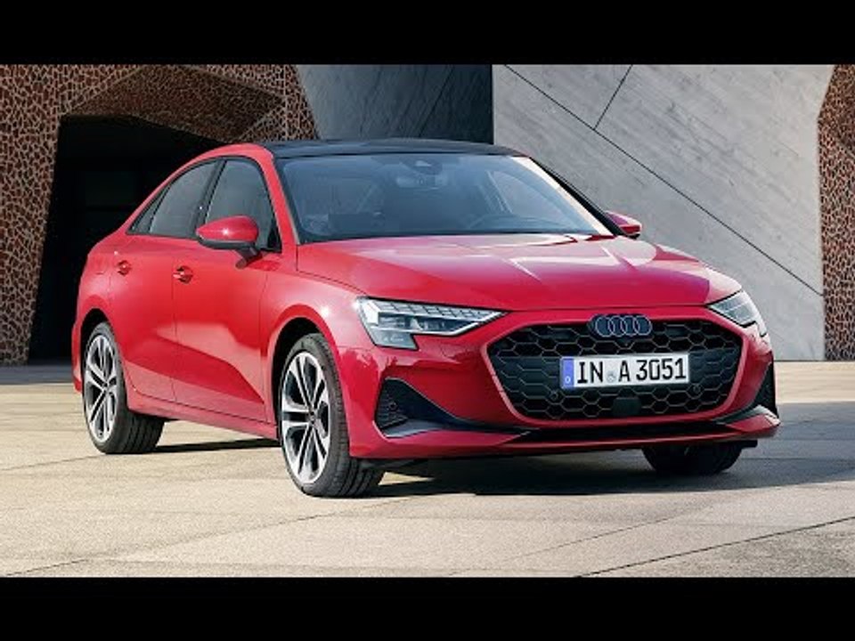 Audi A3 Limousine (8Y/Facelift/2025) mit Vierzylinder | Fahraufnahmen, Interieur, Exterieur