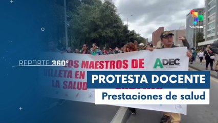 Docentes colombianos se movilizan por irregularidades en prestaciones de salud