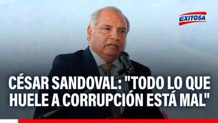 Suspenden peajes en VES y Punta Negra: "Todo lo que huele a corrupción está mal", señala Sandoval