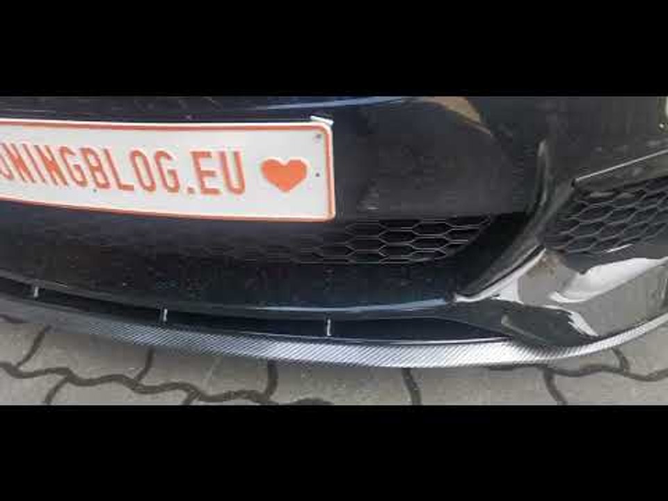 CARBON Style Gummilippe am JMS Frontspoiler BMW 5er (G30/M550i) - EZ-LIP Optik