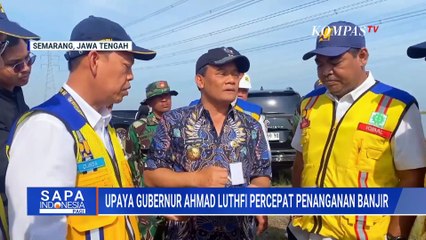 Percepat Penanganan Banjir, Gubernur Ahmad Luthfi minta Pengaliran Air ke Laut dengan Pompa