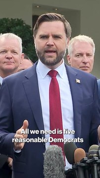 Vance calls on Dems to 'end the craziness' of the Gov shutdown