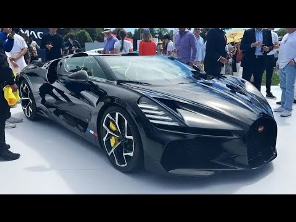 Bugatti W16 Mistral Roadster mit 1.600 PS und Lackierung vom Type 57 Grand Raid Roadster!