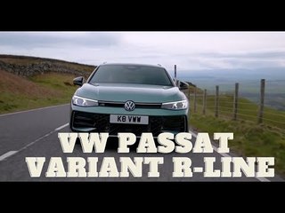 2024 VW Passat Variant (1.5 eTSI) mit R-Line Paket in Mariposit Green