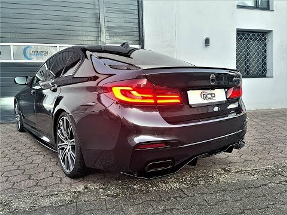 SCHUBABKNALLEN - POPS & BANGS/SCHUBBLUBBERN Software im BMW M550i G30 mit offenen Klappen!