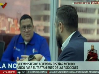 Viceministerios acuerdan diseñar método único para el tratamiento de las adicciones