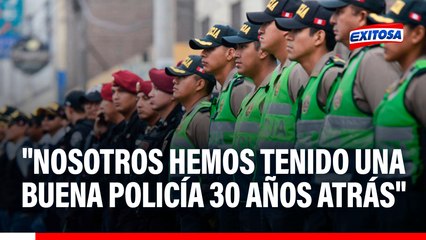 Cluber Aliaga: Teníamos una buena Policía hace 30 años, pero ahora es precaria