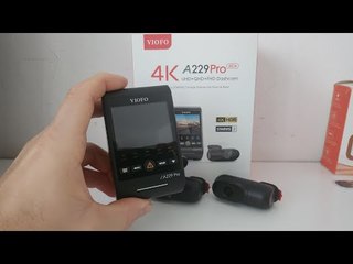 VIOFO A229 PRO 3CH Dashcam im Test (3Ch / 2Ch 2160p 4K - Kennzeichen auch Nachts, Tags usw.)